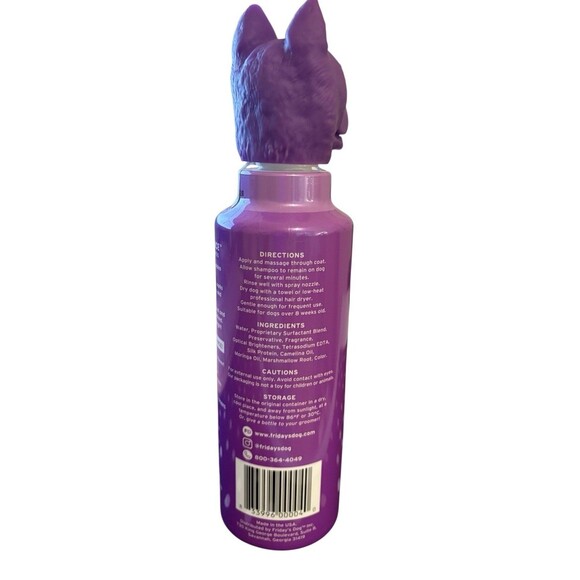 Friday’s Dog Mega Brilliance Whitening Shampoo Made In The USA 12 fl.oz - Picture 6 of 8